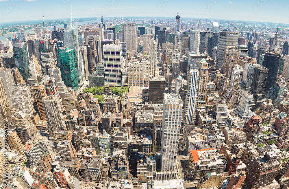 Fototapeta Panoramiczny widok na Nowy Jork