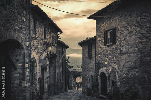 Montefalco  ancient medieval town in Umbria - Italy