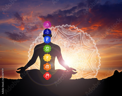 Meditation mandala human