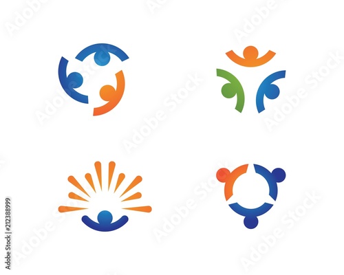 Adoption and community care Logo template