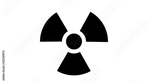 Fotografie, Obraz Nuclear symbol icon