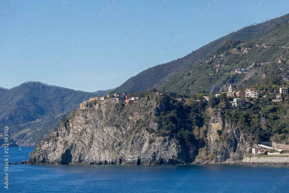 Coastal scenery in Italy