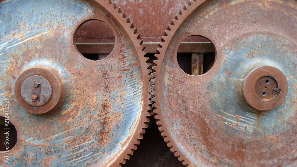 Metal background. Old iron texture