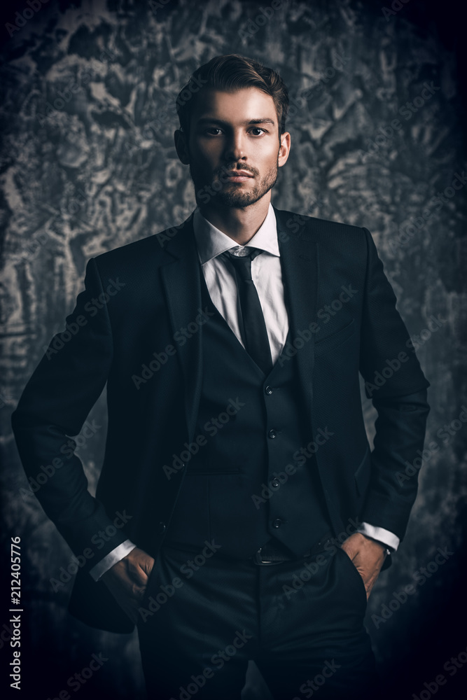 man in elegant suit man in elegant suit