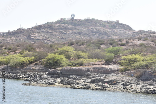 beautiful hill in mount abu rajasthan india photo