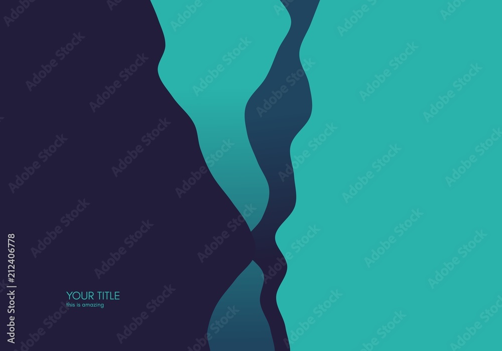 Abstract wavy background with dynamic gradients. Futuristic style. Brochure Template. 3D Vector Illustration. Abstract wavy background with dynamic gradients. Futuristic style. Brochure Template. 3D Vector Illustration.