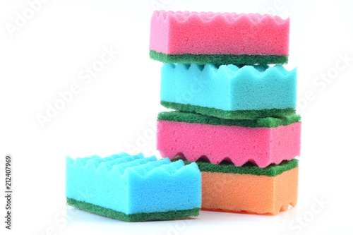 Sponges for washing dishes © valeriy555