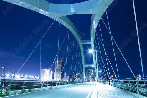 神奈川県厚木市・相模川のあゆみ橋 © Hirayama Toshiya