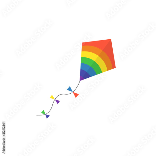 kite vector illustration vector lite in the sky
