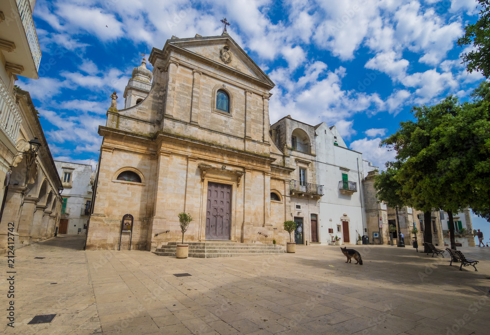 Locorotondo (Puglia, Italy) - The gorgeous white town in province of Bari, chosen among the top 10 most beautiful villages in Southern Italy. Here a view of historic center.