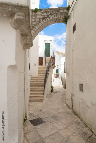 Locorotondo (Puglia, Italy) - The gorgeous white town in province of Bari, chosen among the top 10 most beautiful villages in Southern Italy. Here a view of historic center.