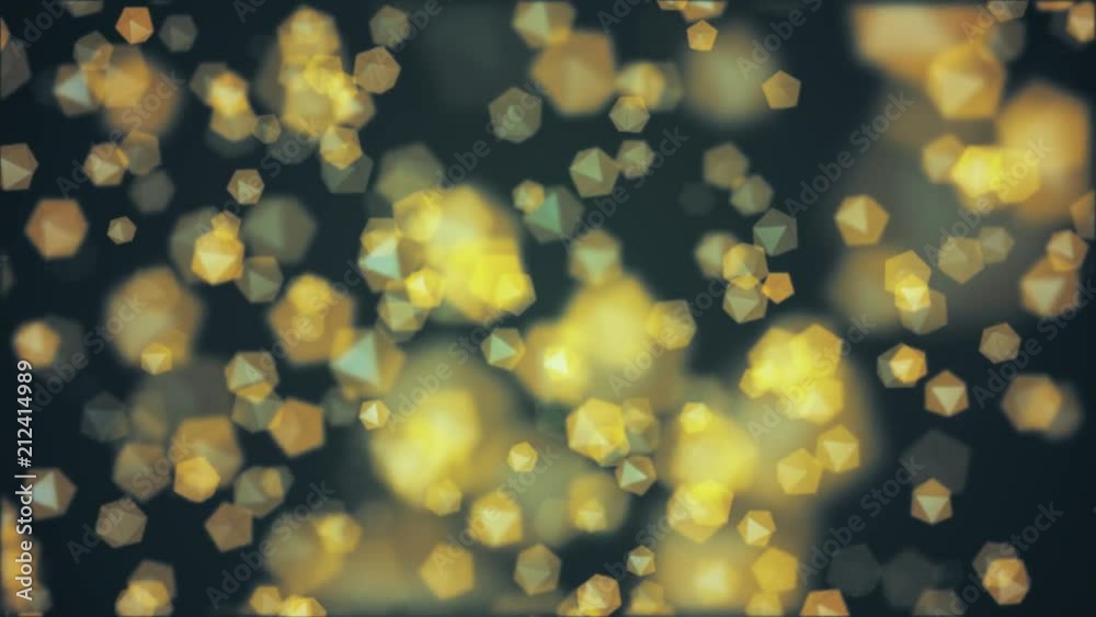 many random flying fading crystals in color space animation background new quality universal motion dynamic animated colorful joyful cool video footage