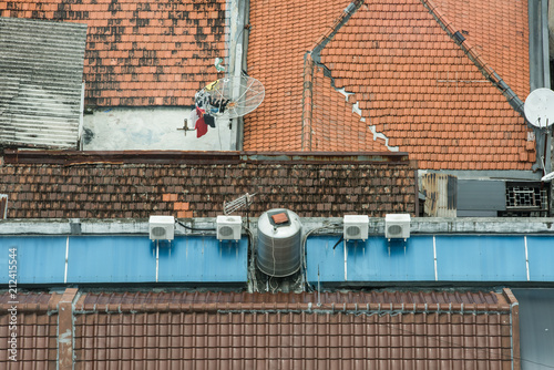 roof of folk house of surabaya photo