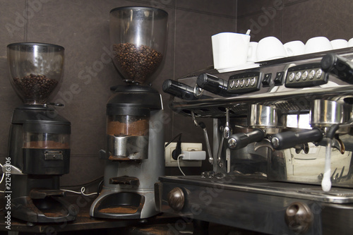 coffee machine in the pub