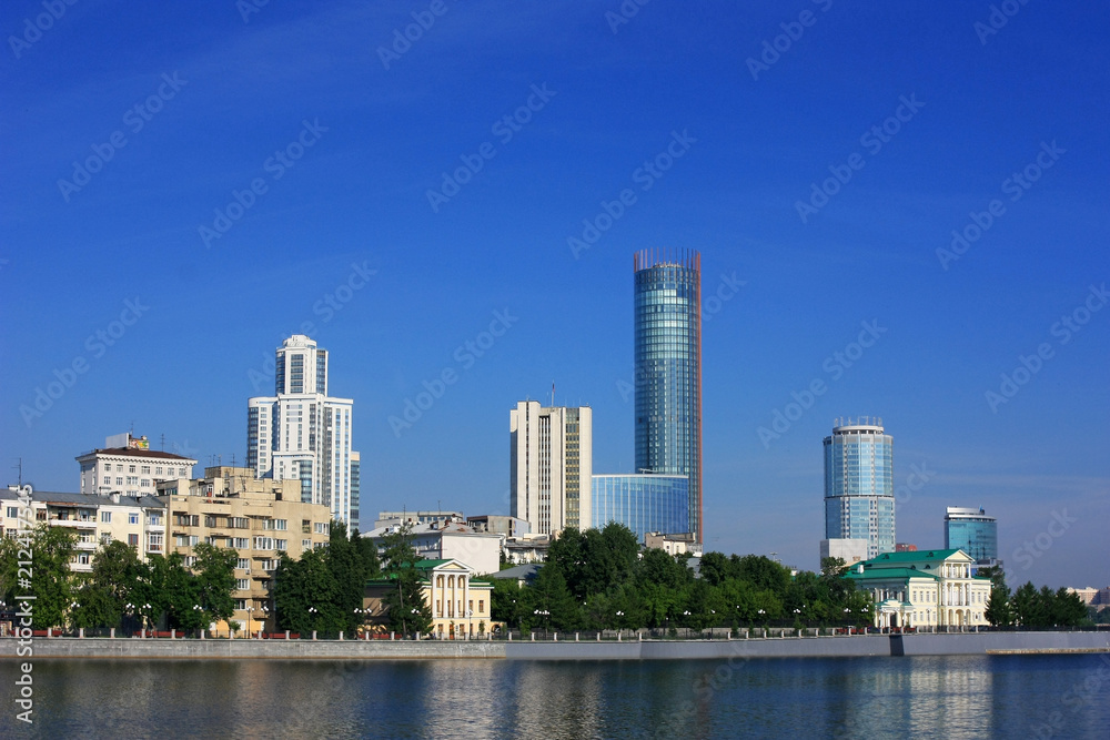 View of the city of Yekaterinburg