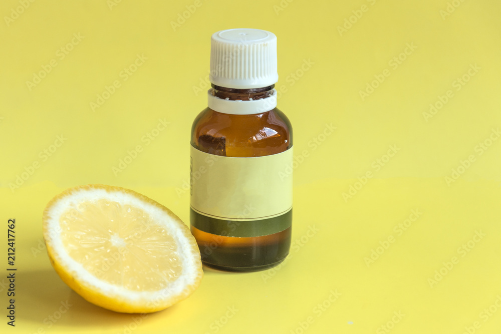 Lemon organic essential oil. Spa procedures. Lemon organic essential oil. Spa procedures.