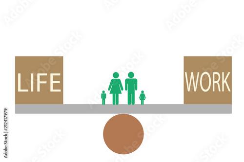 Equilibrio entre vida familiar y vida laboral.