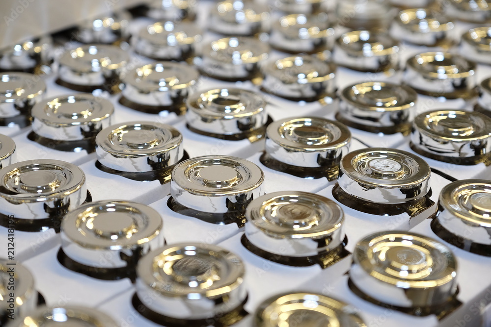 Metal lid glass jars. A lot of cans in the package Metal lid glass jars. A lot of cans in the package