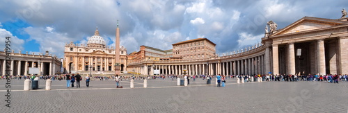 St. Peter's Cathedral on St. Peter's square in Vatican, Rome, Italy