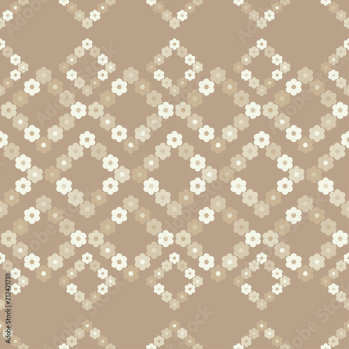 Seamless floral pattern. Background texture. Decorative floral ornament. Textile rapport.