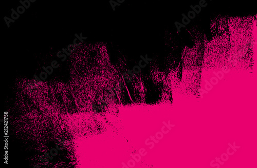 black and pink hand painted brush grunge background texture