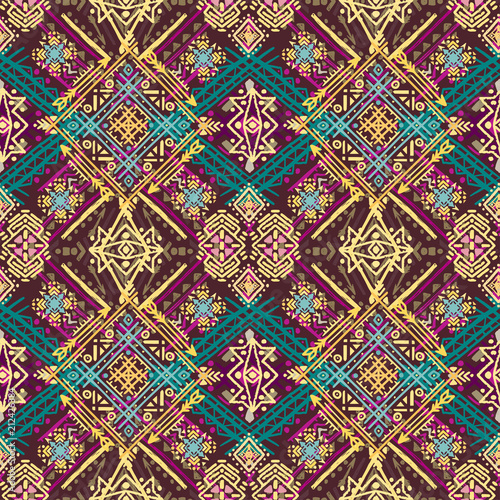 Ethnic seamless pattern Fototapet