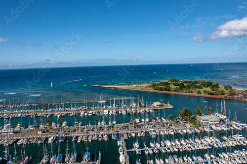 Magic Island Park  and Ala Wai Yacht Harbor