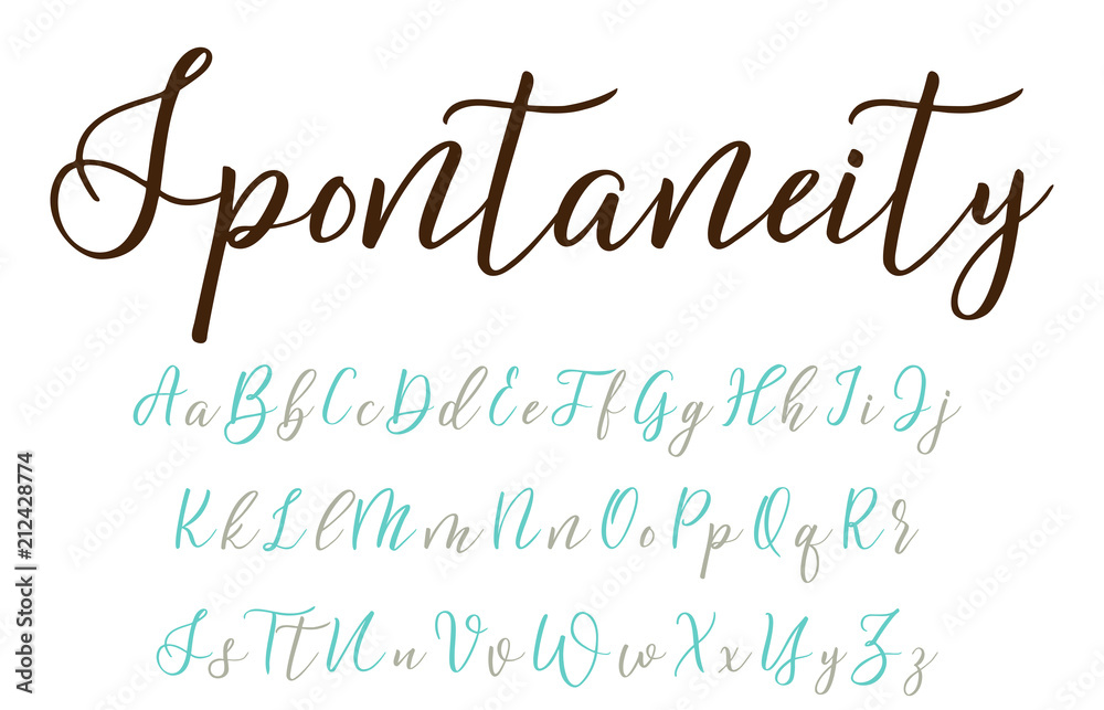 Hand drawn letters. Lettering and custom typography for your designs.Vector type Hand drawn letters. Lettering and custom typography for your designs.Vector type