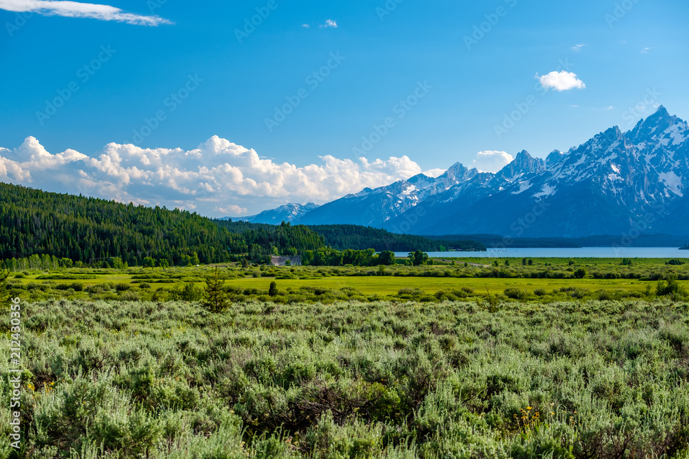 Mountains in Grand Teton National Park Mountains in Grand Teton National Park