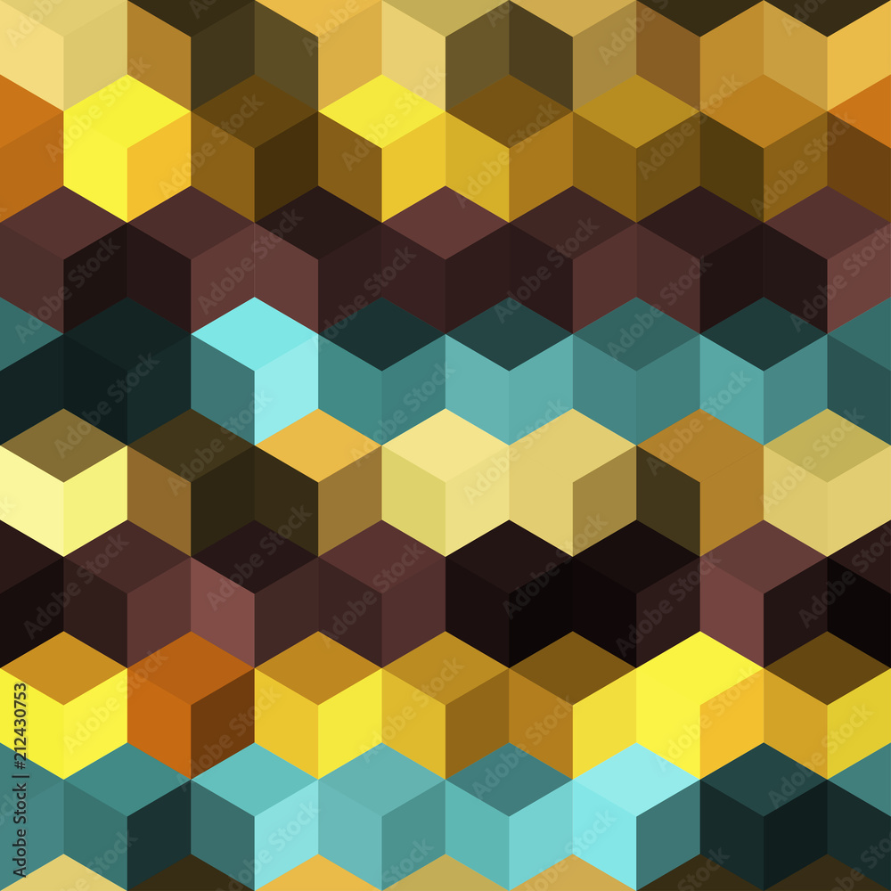 Hexagon grid seamless vector background. Minimal polygons with bauhaus corners geometric graphic design. Trendy colors hexagon cells pattern for banner or cover. Hexagonal shapes modern backdrop. Hexagon grid seamless vector background. Minimal polygons with bauhaus corners geometric graphic design. Trendy colors hexagon cells pattern for banner or cover. Hexagonal shapes modern backdrop.