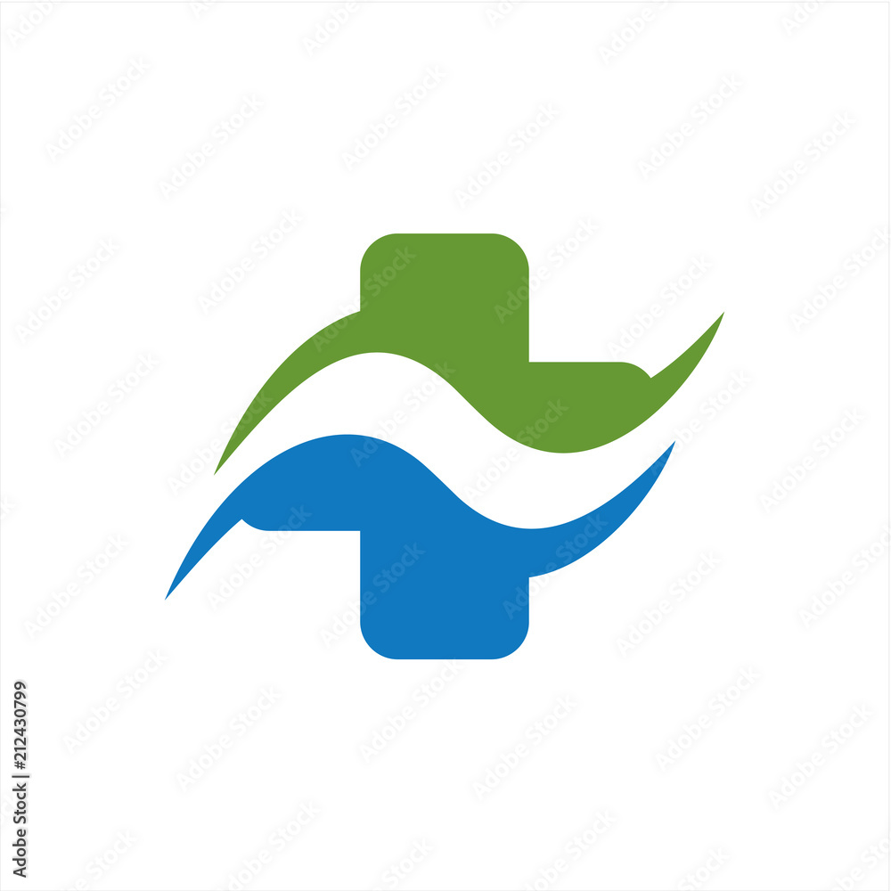 Medical Healthcare Stethoscope Cross Logo Medical Healthcare Stethoscope Cross Logo