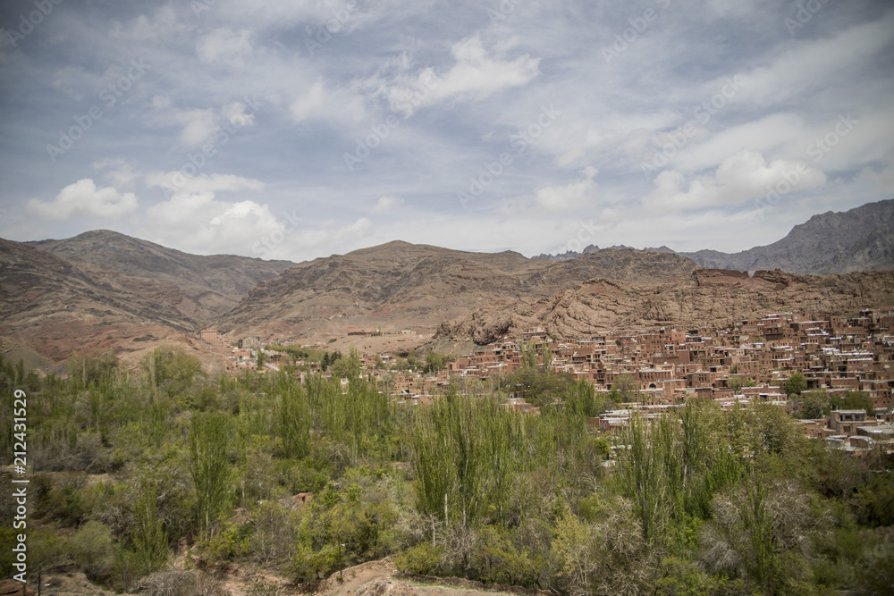 The village of Abyaneh in Iran