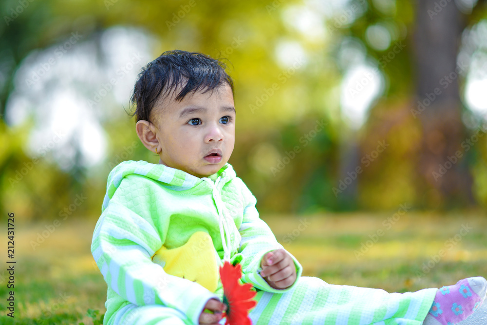 Indian cute baby boy Stock Photo | Adobe Stock