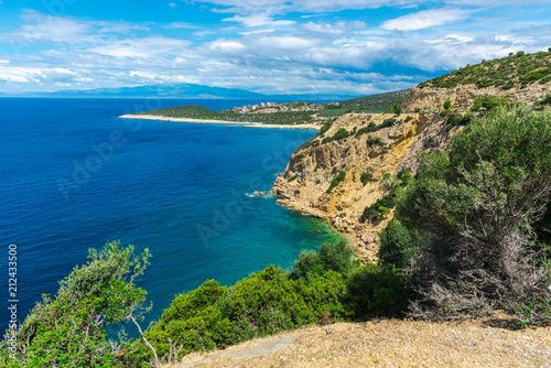 view of the coast of the mediterranean sea © Ivanica