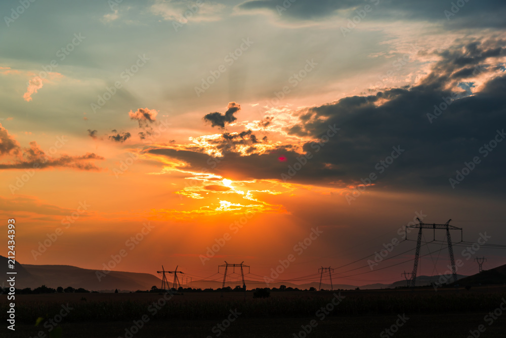 Sunset landscape