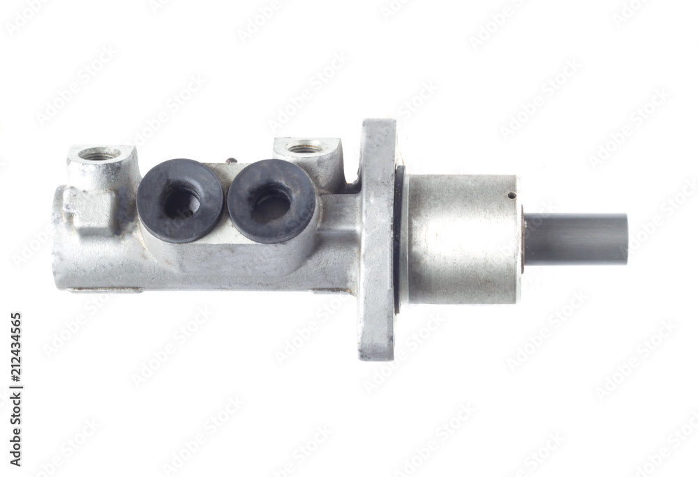 The main brake car cylinder, car spare part, isolate, brake The main brake car cylinder, car spare part, isolate, brake