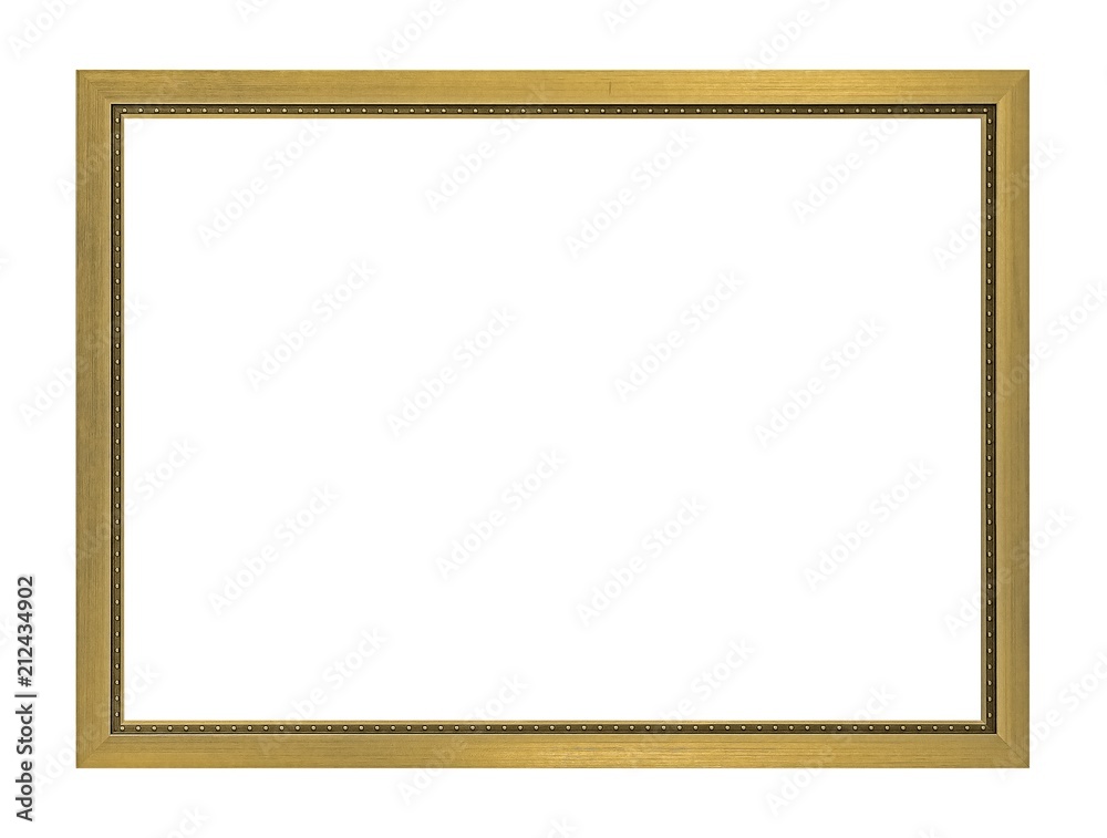 Obraz premium Golden frame for paintings, mirrors or photo