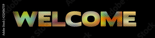 Abstract banner with bright...