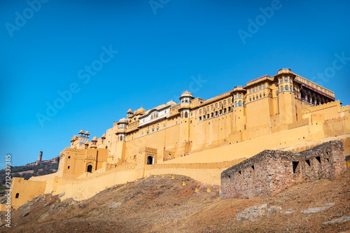 Amer Fort in Jaipur, Rajasthan, India. UNESCO world heritage.