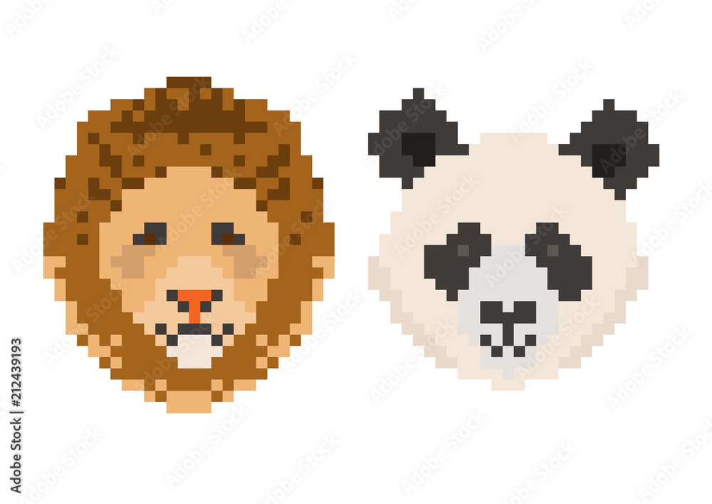 pixel animals