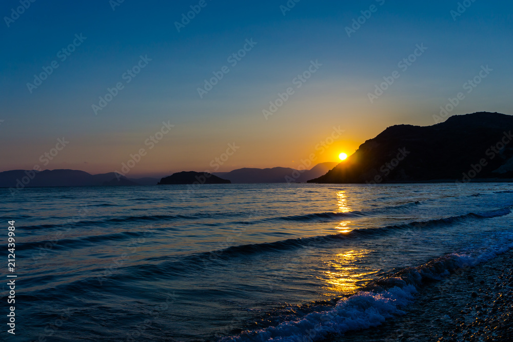 Sea landscape in Zakynthos island, Greece