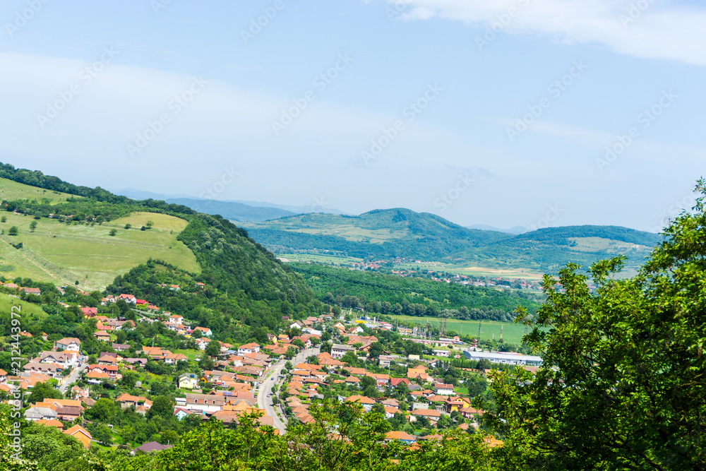 Obraz premium Deva old citadel view