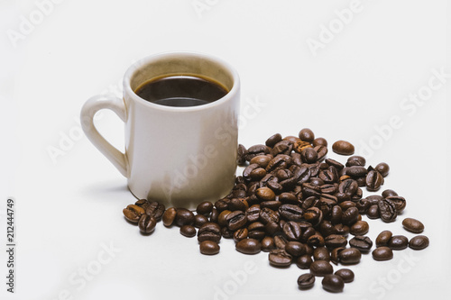coffee isolated white background