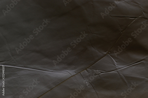 Black paper crumpled texture background , Creative Design Templates