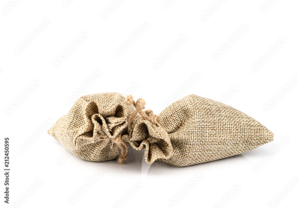 Empty Burlap  sack .