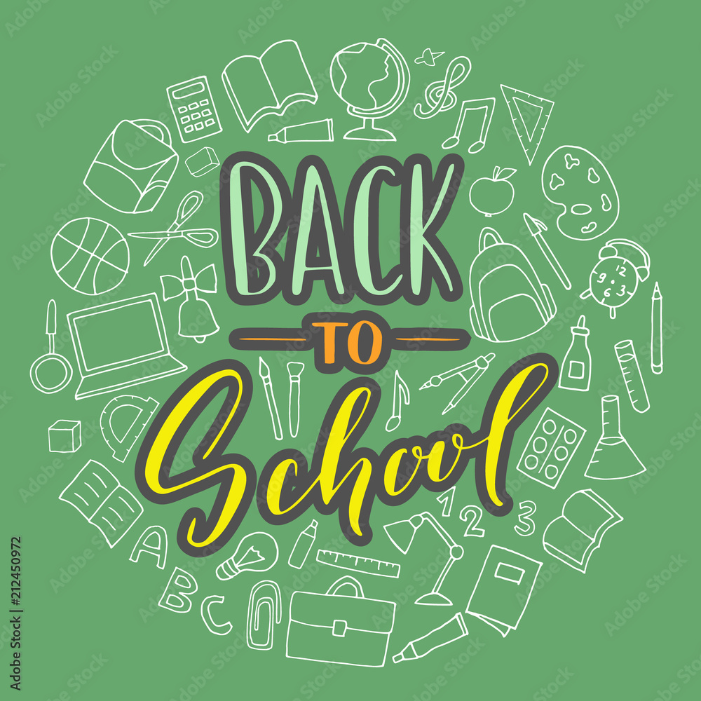 Obraz premium Back to school.