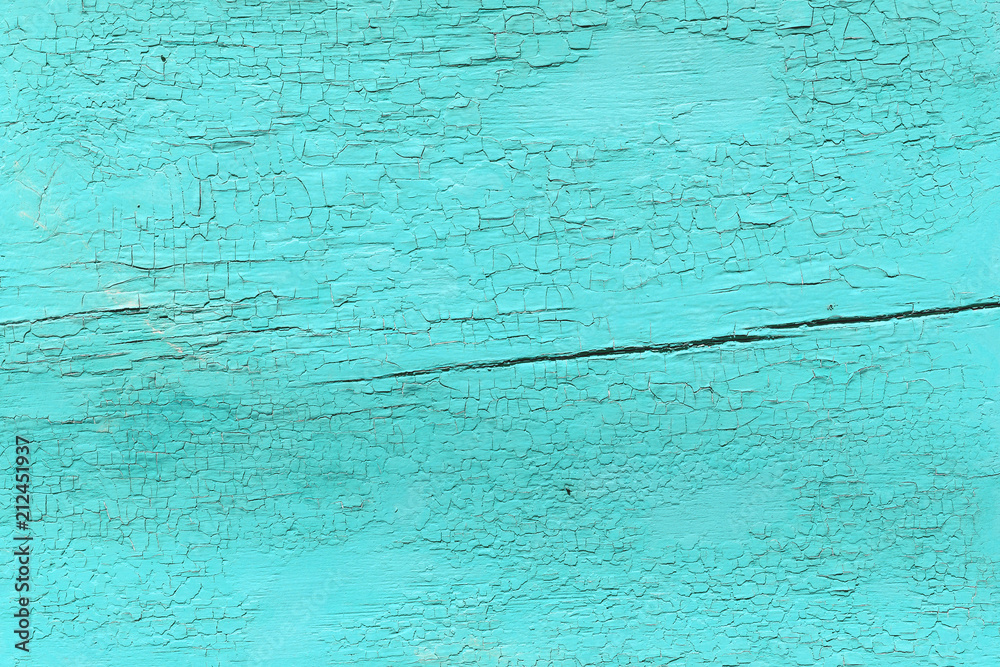 Fototapeta premium Old painted boards for use as a background