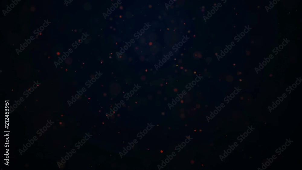 Sparks with trapcode particular, abstract background