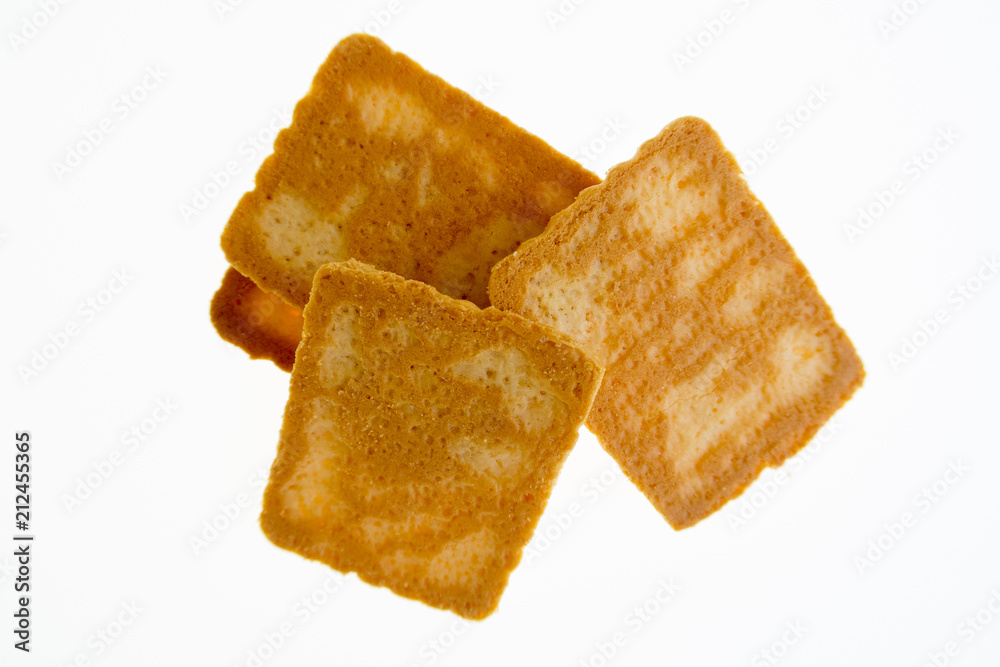 tasty homemade cookies on white background tasty homemade cookies on white background