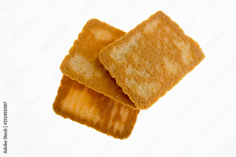 tasty homemade cookies on white background tasty homemade cookies on white background